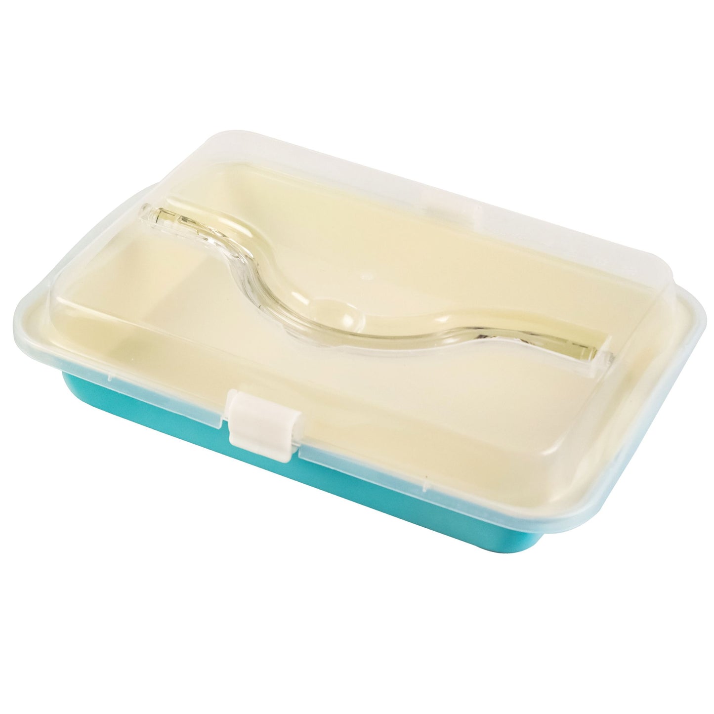 Baking Pan with Lid and Handle, 9x13 Non-Stick Ceramic Coated Cake Pan, Rectangle Brownie Pan for Baking Transport and Outdoor Picnics