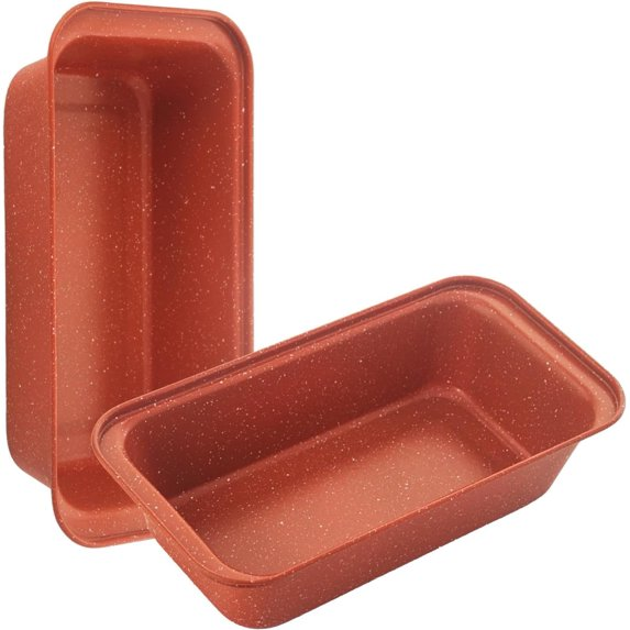 2-Pack Loaf Pan, Nonstick Banana Bread Pan, 10-Inch Banana Bread Pan, Stackable Loaf Pan for Homemade Bread, Loaf Pan for Family Parties, Beginner Bakers