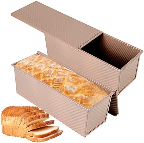 Gold Pullman loaf pan detail image
