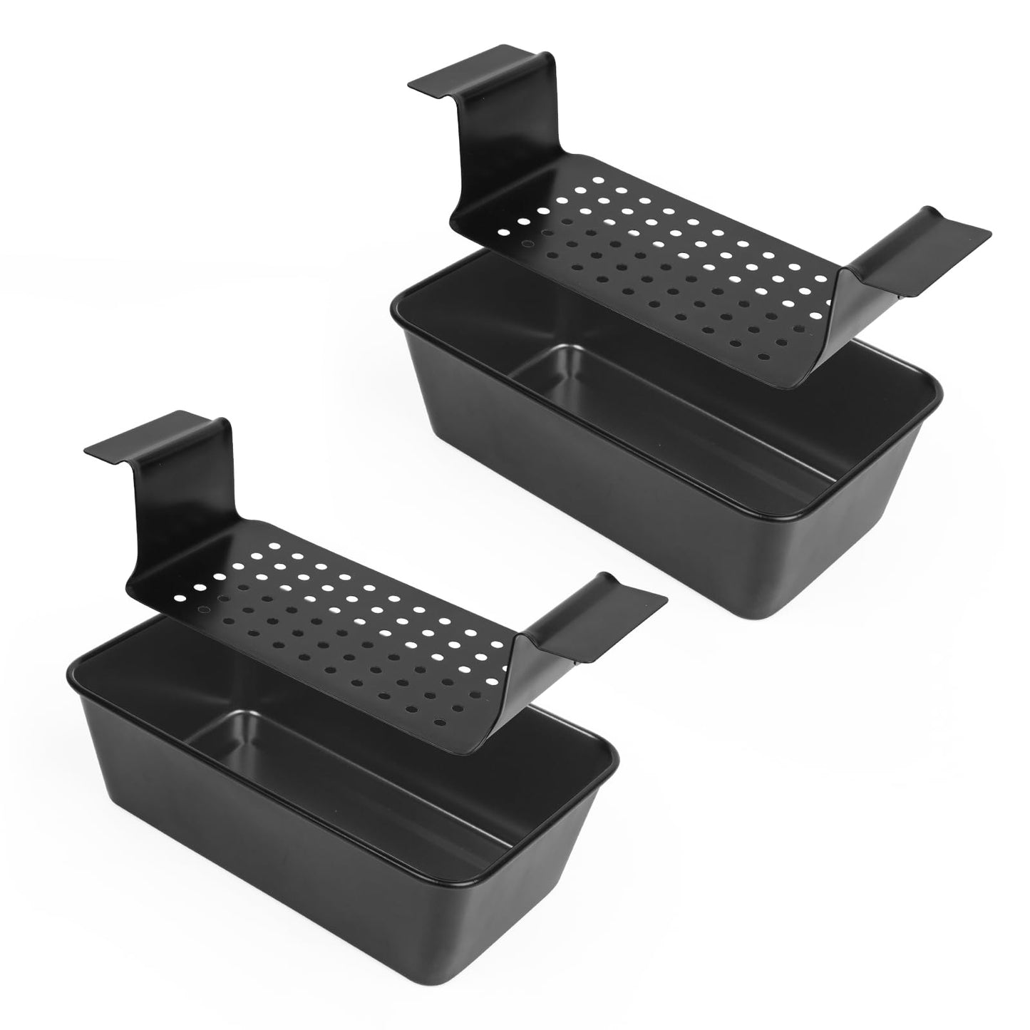 Spmarkt 2-Pack Premium 5-Layer PTFE Non-Stick Meat Loaf Pan Set with Drip Trays | Easy Release | Oven-Safe 2-Piece Loaf Pans for Healthy Cooking, Easy to Clean
