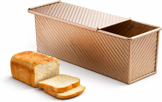 13x5 Pullman Loaf Pan with Lid for Long Sourdough Bread