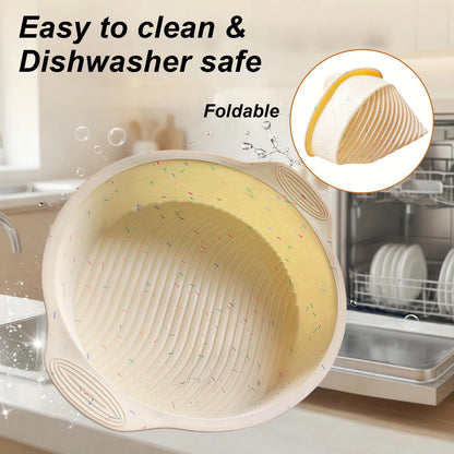 10-Inch Sprinkles White Silicone Cheesecake Pan Protector - Spmarkt B0GF2YBBBN