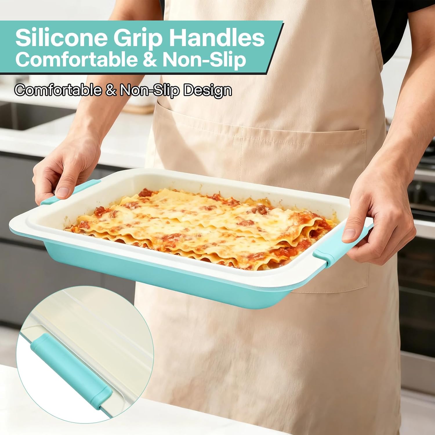 13x9 Baking Pan with Lid size and feature image