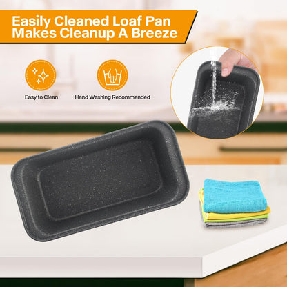 Spmarkt 2-Pack Bread Pan, 10inch Non-Stick Bread Loaf Pan, Bread Pans for Homemade Bread, Loaf Pans for Baking Bread 9x5