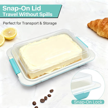 13x9 Baking Pan with silicone grip handles