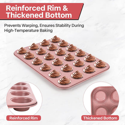 Pink 24-Cup Mini Muffin Pan image 5
