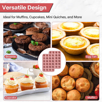 Pink 24-Cup Mini Muffin Pan image 4