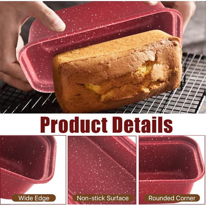 Non-Stick Carbon Steel Mini-Loaf Pans, Bread Pans for Homemade Bread, Loaf Pan for Family Parties(6 Pack)
